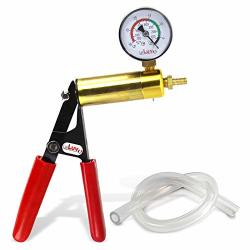 Leluv Ultima Red Vacuum Pump Handle With Gauge And Clear Hose