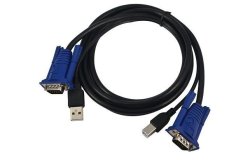 USB Kvm Cable - Vga + USB A To B