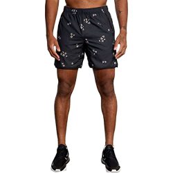 RVCA Pantalón Corto elástico Yogger para Hombre, Negro, Medium
