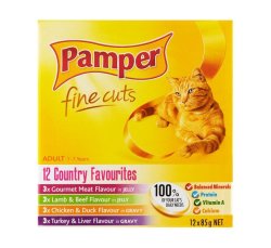Pampers Pamper Fine Cut Multipack Country Favourite 12 X 85G