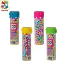 Art & Fun Snap Beads In A Tube Assorted Single Unit - Supplied May Vary