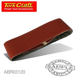 Craft Sanding Belt 60 X 400MM 120GRIT 10 PACK For Triton Palm Sander
