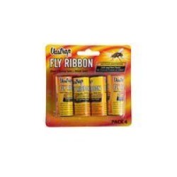 Fly Ribbon - Adhesive Fly Traps - 4 Pack - 6 Pack