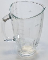Braun Glass Blender Jug Part Number: BR64184642