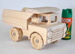 wooden lorry