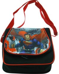 UPD Superman Lunch Bag 8.5"X8"X4" - Superman School Bags For Lunch