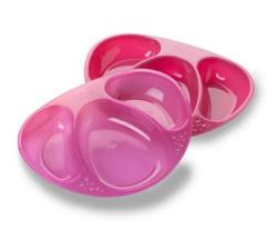 Tommee Tippee Explora Section Plate in Pink