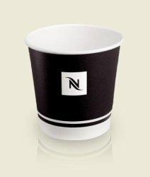 Nespresso Espresso Disposable Paper Cups 100ML - 50 Pcs
