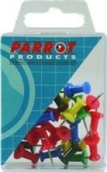 Parrot Thumb Tacks Pack Of 25 in Red