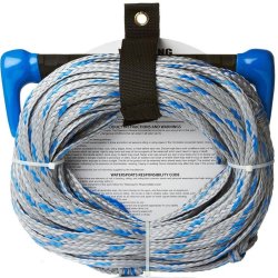OBrien Watersports O'brien Tube Rope - 1 Section Combo Blue & Silver