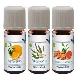 Venta Airwasher Organic Fragrance Oil Set Orange Eucalyptus Grapefruit - Sandalwood 3 X 10ML