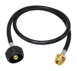 Dozyant 4 Feet Propane Adapter Hose 1 Lb To 20 Lb Converter Replacement For QCC1 TYPE1 Tank Connects 1 Lb Portable Appliance To 20 Lb Propane Tank - Csa Certified