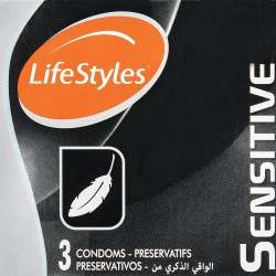 Lifestyle S Sensitive Condoms 3'S