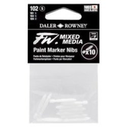Dr. Fw. 102 Mixed Media Paint Marker Nibs Hard Point 10 Pack