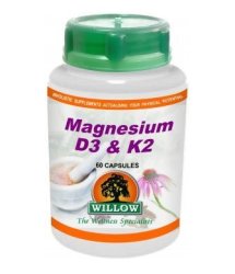 Willow - Magnesium D3 & K2 60 Capsules