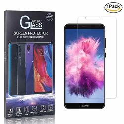 The Grafu Huawei P Smart Screen Protector Tempered Glass Ultra Clear Bubble Free 9H Screen Protector For Huawei P Smart Drop Fall Protection 1 Pack