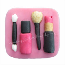 Make Up Silicone Mould For Choclate Or Fondant Size Of Mould 6x6cm