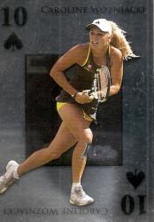 Caroline Wozniacki - Ace Authentic 2011 -"royal Flush" Foil Insert Card Rf19