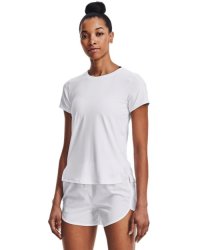Women's Ua Iso-chill 200 Laser T-Shirt - White Sm
