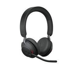 Jabra EVOLVE2 65 Ms Wireless Stereo Headset Black With Stand