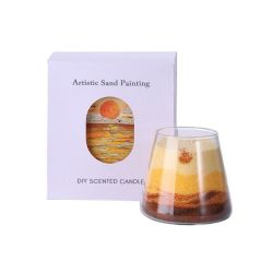 Diy Sand Painting Scented Candle Shangri-la
