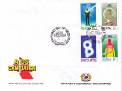 Kenya 1992 Aids Campaign First Day Cover