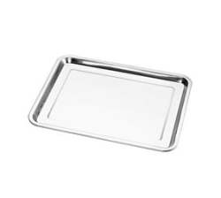 Stainless Steel Shallow Serving Tray 50 40CM Set Of 2