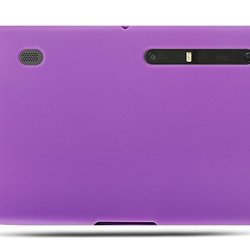 Motorola Xoom Case DreamWireless Rubber Silicone Soft Skin Gel Case Cover For Motorola Xoom Purple