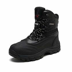 Deals on Nortiv 8 Men's 2160443 Black Insulated Waterproof Construction  Hiking Boots Size  M | Compare Prices & Shop Online | PriceCheck