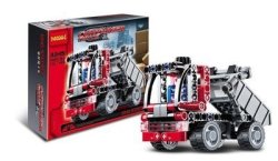 Decool Tech 3345 Container Truck Building Block Sets Diy Toys