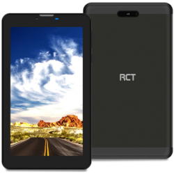 RCT 7 Android Go Tablet With 3G Dual Sim Folio Cover And Earphones