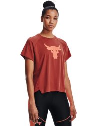 Women's Project Rock Bull Short Sleeve - Heritage Red XL