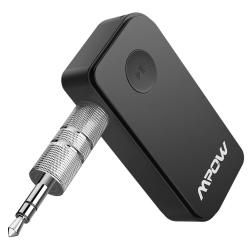 Mpow Bluetooth Receiver Portable Bluetooth 4.1 Car Adapter & Bluetooth Car Aux Adapter For Music Streaming Sound System Hands-free Audio Adapter & W