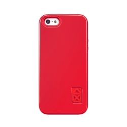 Case Scenario Iphone 5 5s se Skin & Bone Protective Cover - Red