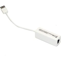 Jonerytimehot White USB2.0 Male To RJ45 Ethernet Lan Network Adapter Dongle 10 100 Mbps