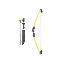 Velocity Pride Youth Compound Bow Kit Yellow - 10LBS. Rh lh VEL-CYP-008