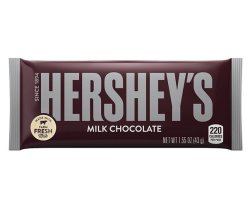 Hersheys Milk Chocolate Bar 43G