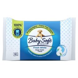 Baby Soft Moist Toilet Tissue 42 Pack