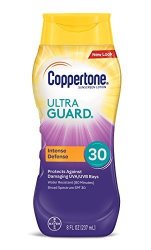 Coppertone Ultra Guard Sunscreen Lotion Broad Spectrum Spf 30 8 Fluid Ounces