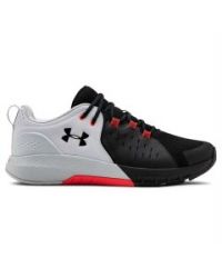 Under Armour Men's Charged Commit 2.0 Cross Trainer Mod Gray 102 white 11.5