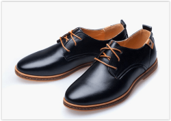 Men Leather Shoes All Sizes Spring autumn Leather Oxford Price Reduced - Free Shipping