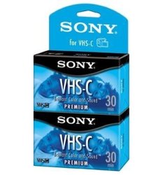 Sony TC-30VHGF Vhs-c Camcorder Videocassette Pack Of 2