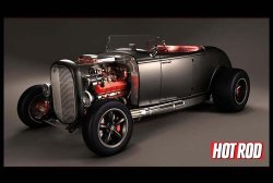 Ford 32 Hot Rod - Metal Sign
