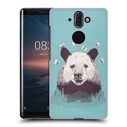 Official Tracie Andrews Lets Bear Friends Landscape And Animals Hard Back Case For Nokia 8 Sirocco