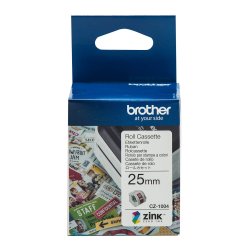 Brother CZ-1004 Continuous Length 25 Mm Wide X 16.4 Ft. 5 M Long Label Roll Same Day Jhb