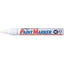 Ek 400 Medium Point Permanent Paint Marker 2.3MM White Box Of 12