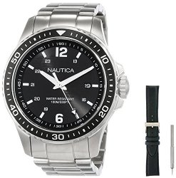 Nautica Men's Analogue Quartz Watch With Stainless Steel Strap NAPFRB014