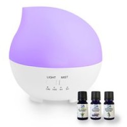 Crystal Aire Rain Drop Aroma Diffuser Includes 3 Oils