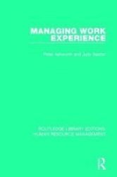 Managing Work Experience Paperback