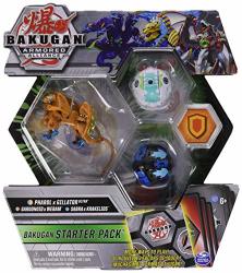 Bakugan Starter Pack 3-Pack, Fused Hydorous x Thryno Ultra, Armored  Alliance Collectible Action Figures